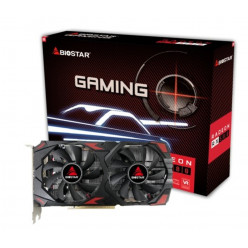 BIOSTAR Gaming Radeon™ RX 580  2048SP GPU / 8GB GDDR5 256Bit 1750/7000Mhz, 1xHDMI, 2xDP, Dual Fan, Unique FPS dual-heatpipe cooler design, AMD XConnect and HDR Ready, DX12&amp;Vulcan, Radeon Freesync, Retail (VA5815RQ82)